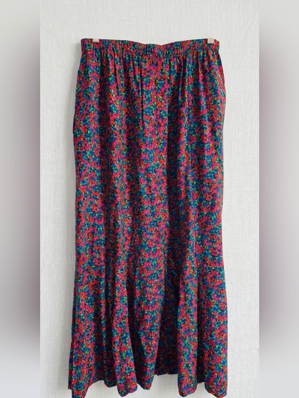 Carole Little Sport Floral Maxi Skirt Size 12 - Picture 4 of 12